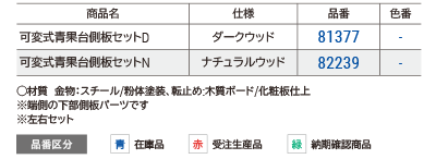 側板セット