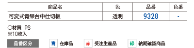 アンコ用仕切板