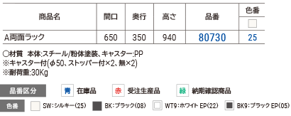 両面ラック