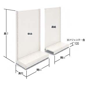 ＵＬ本体片面ボードアジャスター